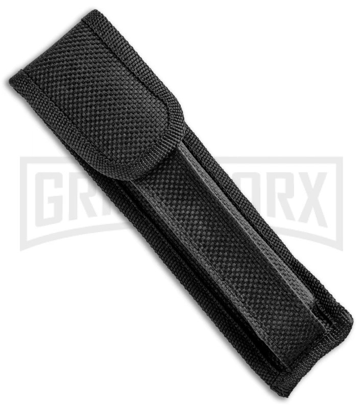 11" Italian Stiletto OTF Automatic Knife Yellow Acrylic Dagger (4.75" Satin) 6 11" Italian Stiletto OTF Automatic Knife Yellow Acrylic Dagger (4.75" Satin) - Image 4