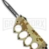 1918 Tan Digital Camo OTF Automatic Knuckle Knife - Dagger Two-Tone 1 1918 Tan Digital Camo OTF Automatic Knuckle Knife - Dagger Two-Tone -Best Knifes Shop 1918 Tan Digital Camo OTF Auto Knuckle Dagger TT GX 36188 jr large