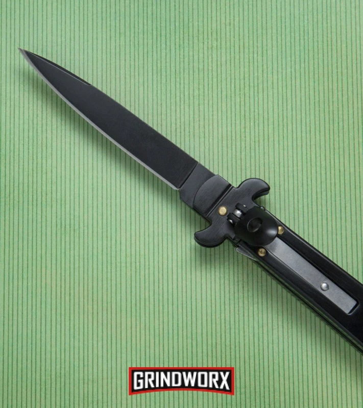8" Leverlock Tactical Automatic Knife - Bayonet 6 8" Leverlock Tactical Automatic Knife - Bayonet - Image 4