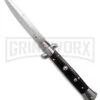 9" Frank B. Buffalo Horn Automatic Stiletto Knife - Bayonet 2 9" Frank B. Buffalo Horn Automatic Stiletto Knife - Bayonet -Best Knifes Shop 9in Frank B Buffalo Horn Automatic Stiletto Knife Bayo GX 41635 hd large