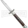 AGA Campolin 13" Stiletto Swinguard Cocobolo Wood Automatic Knife - Bayonet 1 AGA Campolin 13" Stiletto Swinguard Cocobolo Wood Automatic Knife - Bayonet -Best Knifes Shop AGA Campolin 13in Swingaurd Auto Cocobolo Satin Bayo BHQ 77551 jr large