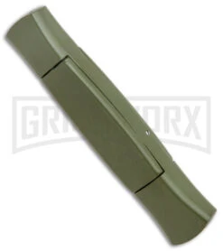 AKC 007 Concord NATO Military OD Green OTF Automatic Knife - Black Flat -Best Knifes Shop AKC 007 Concord NATO Military OTF Auto Green Black Flat BHQ 138956 jr side large