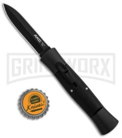 AKC 007 Concord Black OTF Automatic Knife - Dagger Black 9 AKC 007 Concord Black OTF Automatic Knife - Dagger Black -Best Knifes Shop AKC 007 Concord OTF Black Black Dagger GX 30504 jr bottlecap large