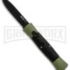 AKC Concord Green/Black OTF Automatic Knife - Flat Black 1 AKC Concord Green/Black OTF Automatic Knife - Flat Black -Best Knifes Shop AKC 007 Concord OTF Green Black Flat GX 30500 jr large