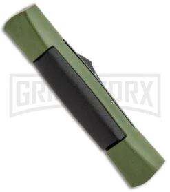 AKC Concord Green/Black OTF Automatic Knife - Flat Black -Best Knifes Shop AKC 007 Concord OTF Green Black Flat GX 30500 jr side large