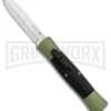 AKC 007 Concord Green/Black OTF Automatic Knife - Dagger Satin -Best Knifes Shop AKC 007 Concord OTF Green Satin Dagger GX 30502 jr large