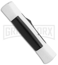 AKC 007 Concord White/Black OTF Automatic Knife - Flat Black 8 AKC 007 Concord White/Black OTF Automatic Knife - Flat Black -Best Knifes Shop AKC 007 Concord OTF White Black Flat GX 30496 jr side large