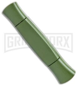 AKC 077 Concord NATO Military Green OTF Automatic Knife - Satin Plain -Best Knifes Shop AKC 077 Concord OTF Auto NATO Military Green Satin Flat BHQ 179232 jr side large