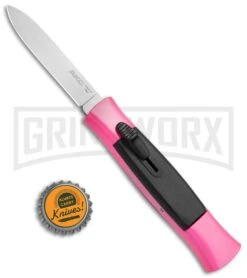 AKC 077 Concord Hot Pink OTF Automatic Knife - Flat Satin Plain -Best Knifes Shop AKC 077 Concord OTF Hot Pink BHQ 72005 jr bottlecap 2 large
