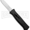 AKC 777 Blackfinger Black OTF Automatic Knife - Dagger Satin Plain -Best Knifes Shop AKC 777 Blackfinger Dagger OTF Auto Black Satin BHQ 50807 jr large