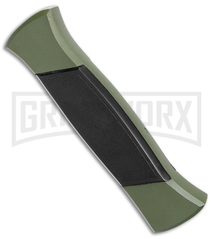 AKC 777 Blackfinger Green/Black OTF Automatic Knife - Satin Tanto 5 AKC 777 Blackfinger Green/Black OTF Automatic Knife - Satin Tanto - Image 3