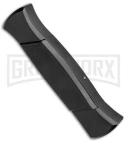 AKC 777 Blackfinger Black OTF Automatic Knife - Black Tanto -Best Knifes Shop AKC 777 Blackfinger Tanto OTF Auto Black Black BHQ 87414 jr side large