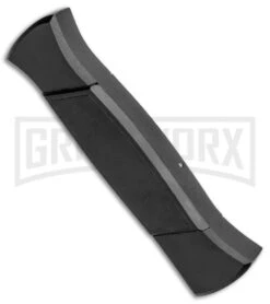 AKC 777 Blackfinger Black OTF Automatic Knife - Stonewash Tanto -Best Knifes Shop AKC 777 Blackfinger Tanto OTF Auto Black SW BHQ 87413 jr side 2 large