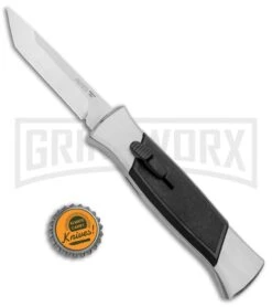 AKC 777 Blackfinger Brushed Aluminum OTF Automatic Knife - SW Tanto 9 AKC 777 Blackfinger Brushed Aluminum OTF Automatic Knife - SW Tanto -Best Knifes Shop AKC 777 Blackfinger Tanto OTF Auto Brushed Aluminum SW BHQ 87412 jr bottlecap 2 large