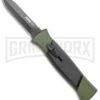 AKC 777 Green Blackfinger Brushed Aluminum OTF Automatic Knife - Black Dagger 2 AKC 777 Green Blackfinger Brushed Aluminum OTF Automatic Knife - Black Dagger -Best Knifes Shop AKC 777 Green Blackfinger Dagger OTF Auto Brushed Aluminum Black BHQ 87411 jr large