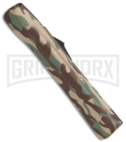 AKC Concord Camo Rubber OTF Automatic Knife - Gold Plain 8 AKC Concord Camo Rubber OTF Automatic Knife - Gold Plain -Best Knifes Shop AKC Concord OTF Camo Rubber Gold BHQ 72046 jr side large