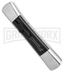 AKC Concord Polish/Black OTF Automatic Knife - Satin Plain -Best Knifes Shop AKC Concord Polish Black OTF Automatic Knife Satin Plain GX 41618 hd spine large