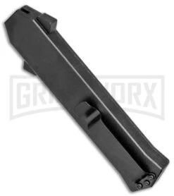 AKC F-16 Black/Stripe Inlay D/A OTF Automatic Knife - Bayo Satin Plain 8 AKC F-16 Black/Stripe Inlay D/A OTF Automatic Knife - Bayo Satin Plain -Best Knifes Shop AKC F 16 Black Stripe Inlay DA OTF Bayo Satin Plain BP 25394 jr side large