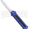 AKC F-16 Blue D/A OTF Automatic Knife - Bayo Satin Plain 1 AKC F-16 Blue D/A OTF Automatic Knife - Bayo Satin Plain -Best Knifes Shop AKC F 16 Blue DA OTF Bayo Satin Plain BP 23856 jr large