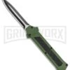 AKC F-16 Green D/A Dagger OTF Automatic Knife - Dagger Two Tone Plain 1 AKC F-16 Green D/A Dagger OTF Automatic Knife - Dagger Two Tone Plain -Best Knifes Shop AKC F 16 DA Dagger OTF Auto Green TT BHQ 115400 jr large