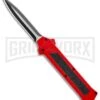 AKC F-16 Red D/A Dagger OTF Automatic Knife - Dagger Two Tone Plain 2 AKC F-16 Red D/A Dagger OTF Automatic Knife - Dagger Two Tone Plain -Best Knifes Shop AKC F 16 DA Dagger OTF Auto Red TT BHQ 112389 jr large