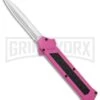 AKC F-16 Pink D/A OTF Automatic Knife - Dagger Satin Plain 1 AKC F-16 Pink D/A OTF Automatic Knife - Dagger Satin Plain -Best Knifes Shop AKC F 16 Pink DA OTF Auto Dagger Satin GX 37627 jr large