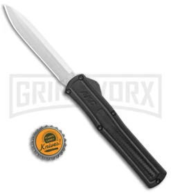AKC F-20 Black CF D/A OTF Automatic Knife - Spear Point Satin Plain 9 AKC F-20 Black CF D/A OTF Automatic Knife - Spear Point Satin Plain -Best Knifes Shop AKC F 20 DA Dagger OTF Auto Black CF Satin BHQ 140496 jr bottlecap large