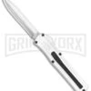 AKC F-20 White D/A OTF Automatic Knife - Dagger Satin Plain 2 AKC F-20 White D/A OTF Automatic Knife - Dagger Satin Plain -Best Knifes Shop AKC F 20 DA Dagger OTF Auto White Satin BHQ 141065 jr 2 large