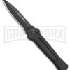 AKC X-treme Ace Black Automatic Knife - Black Plain 2 AKC X-treme Ace Black Automatic Knife - Black Plain -Best Knifes Shop AKC X TREME ACE Side Opening Automatic Knife Black Black BHQ 100384 kp open large