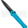AKC X-treme ACE Light Blue Automatic Knife - Black 2 AKC X-treme ACE Light Blue Automatic Knife - Black -Best Knifes Shop AKC X treme Ace Auto Light Blue Black ACE LBLB BHQ 115396 jr large