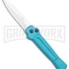 AKC X-treme ACE Light Blue Automatic Knife - Satin Plain 1 AKC X-treme ACE Light Blue Automatic Knife - Satin Plain -Best Knifes Shop AKC X treme Ace Auto Light Blue Satin BHQ 105418 jr large