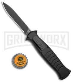 AKC X-treme EVO Black OTF Automatic Knife W/ Pocket Clip - Black Plain 10 AKC X-treme EVO Black OTF Automatic Knife W/ Pocket Clip - Black Plain -Best Knifes Shop AKC X treme EVO OTF Auto Black Black BHQ 105415 jr bottlecap large 1