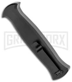 AKC X-treme EVO Black / Orange Slide OTF Automatic Knife - Black Plain -Best Knifes Shop AKC X treme EVO OTF Auto Black Orange Slide Black BHQ 114335 jr side large