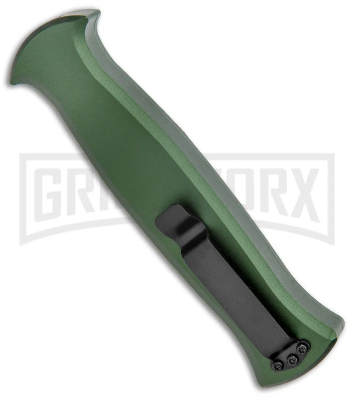AKC X-treme EVO Green OTF Automatic Knife - Black Plain 5 AKC X-treme EVO Green OTF Automatic Knife - Black Plain - Image 3