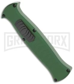 AKC X-treme EVO Green OTF Automatic Knife - Satin Plain -Best Knifes Shop AKC X treme EVO OTF Auto Green Satin BHQ 105417 jr spine large