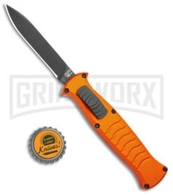 AKC X-treme EVO Orange OTF Automatic Knife - Black Plain 9 AKC X-treme EVO Orange OTF Automatic Knife - Black Plain -Best Knifes Shop AKC X treme EVO OTF Auto Orange Black BHQ 105416 jr bottlecap large