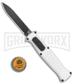 AKC X-treme EVO Silver OTF Automatic Knife - Black Plain 9 AKC X-treme EVO Silver OTF Automatic Knife - Black Plain -Best Knifes Shop AKC X treme EVO OTF Auto Silver Black BHQ 114658 jr bottlecap large
