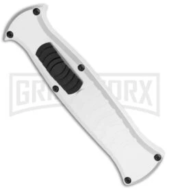 AKC X-treme EVO Silver OTF Automatic Knife - Black Plain 7 AKC X-treme EVO Silver OTF Automatic Knife - Black Plain -Best Knifes Shop AKC X treme EVO OTF Auto Silver Black BHQ 114658 jr spine large