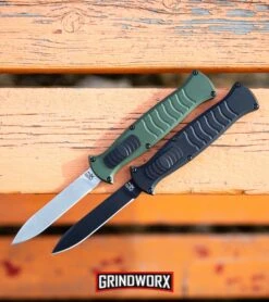 AKC X-treme EVO Black OTF Automatic Knife - Black Plain -Best Knifes Shop AKC X treme EVO OTF Automatic Knife Green Satin BHQ 105417 kp orange web large