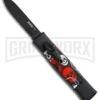 AKC Minion Concord Red/White Skull OTF Automatic Knife - Black Flat 1 AKC Minion Concord Red/White Skull OTF Automatic Knife - Black Flat -Best Knifes Shop AKC minion concord red white skull black flat BP 19001 er large