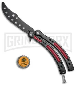 Andux CS Red/Black Balisong Butterfly Trainer - Black Holes 9 Andux CS Red/Black Balisong Butterfly Trainer - Black Holes -Best Knifes Shop Andux C S Red Black Balisong Butterfly Trainer Black Holes AB000930 BP 24578 jr bottlecap large