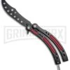 Andux CS Red/Black Balisong Butterfly Trainer - Black Holes 2 Andux CS Red/Black Balisong Butterfly Trainer - Black Holes -Best Knifes Shop Andux C S Red Black Balisong Butterfly Trainer Black Holes AB000930 BP 24578 jr large