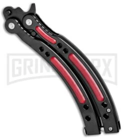 Andux CS Red/Black Balisong Butterfly Trainer - Black Holes 8 Andux CS Red/Black Balisong Butterfly Trainer - Black Holes -Best Knifes Shop Andux C S Red Black Balisong Butterfly Trainer Black Holes AB000930 BP 24578 jr side large