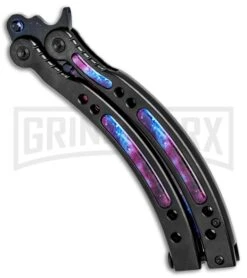 Andux CS Stardust/Black Balisong Butterfly Trainer - Stardust Plain 9 Andux CS Stardust/Black Balisong Butterfly Trainer - Stardust Plain -Best Knifes Shop Andux C S Stardust Black Balisong Butterfly Trainer Stardust Plain A0002823 BP 24574 jr side large