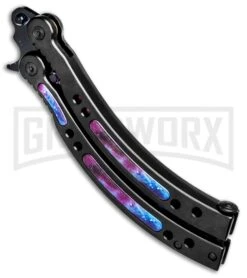 Andux CS Stardust/Black Balisong Butterfly Trainer - Stardust Plain 8 Andux CS Stardust/Black Balisong Butterfly Trainer - Stardust Plain -Best Knifes Shop Andux C S Stardust Black Balisong Butterfly Trainer Stardust Plain A0002823 BP 24574 jr spine large