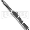 Atomic Slim Dagger Silver OTF Automatic Knife - Two Tone Plain 2 Atomic Slim Dagger Silver OTF Automatic Knife - Two Tone Plain -Best Knifes Shop Atomic Dagger Silver OTF Auto TT GX 35019 jr large