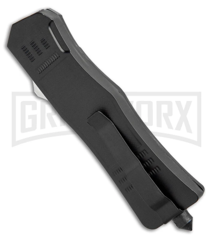 Atomic Defender 2.0 Drop Point Black OTF Automatic Knife - Two Tone 5 Atomic Defender 2.0 Drop Point Black OTF Automatic Knife - Two Tone - Image 3