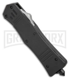 Atomic Defender 2.0 Drop Point Black OTF Automatic Knife - Two Tone 8 Atomic Defender 2.0 Drop Point Black OTF Automatic Knife - Two Tone -Best Knifes Shop Atomic Defender 2.0 Drop Point OTF Automatic Knife GX 33745 ns spine large