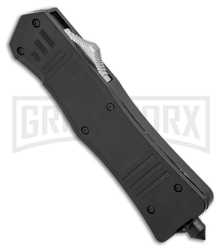 Atomic Defender 2.0 Drop Point Black OTF Automatic Knife - Two Tone 4 Atomic Defender 2.0 Drop Point Black OTF Automatic Knife - Two Tone - Image 2