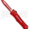 Atomic Defender Large OTF Automatic Fire Dept. Red - Double Serr Red Two-tone -Best Knifes Shop Atomic Defender Large OTF Auto Fire Department Red TT Red Dagger Serr GX 37336 jr large